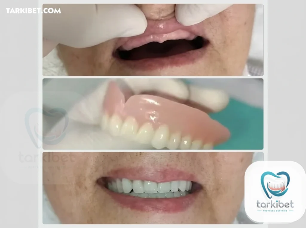 تركيب اسنان متحرك طقم أسنان